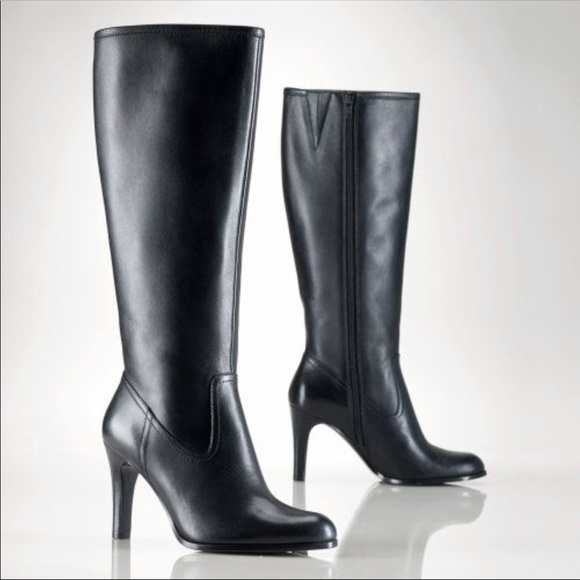 Lauren Ralph Lauren Shoes - Ralph Lauren Leather High Heeled Boots